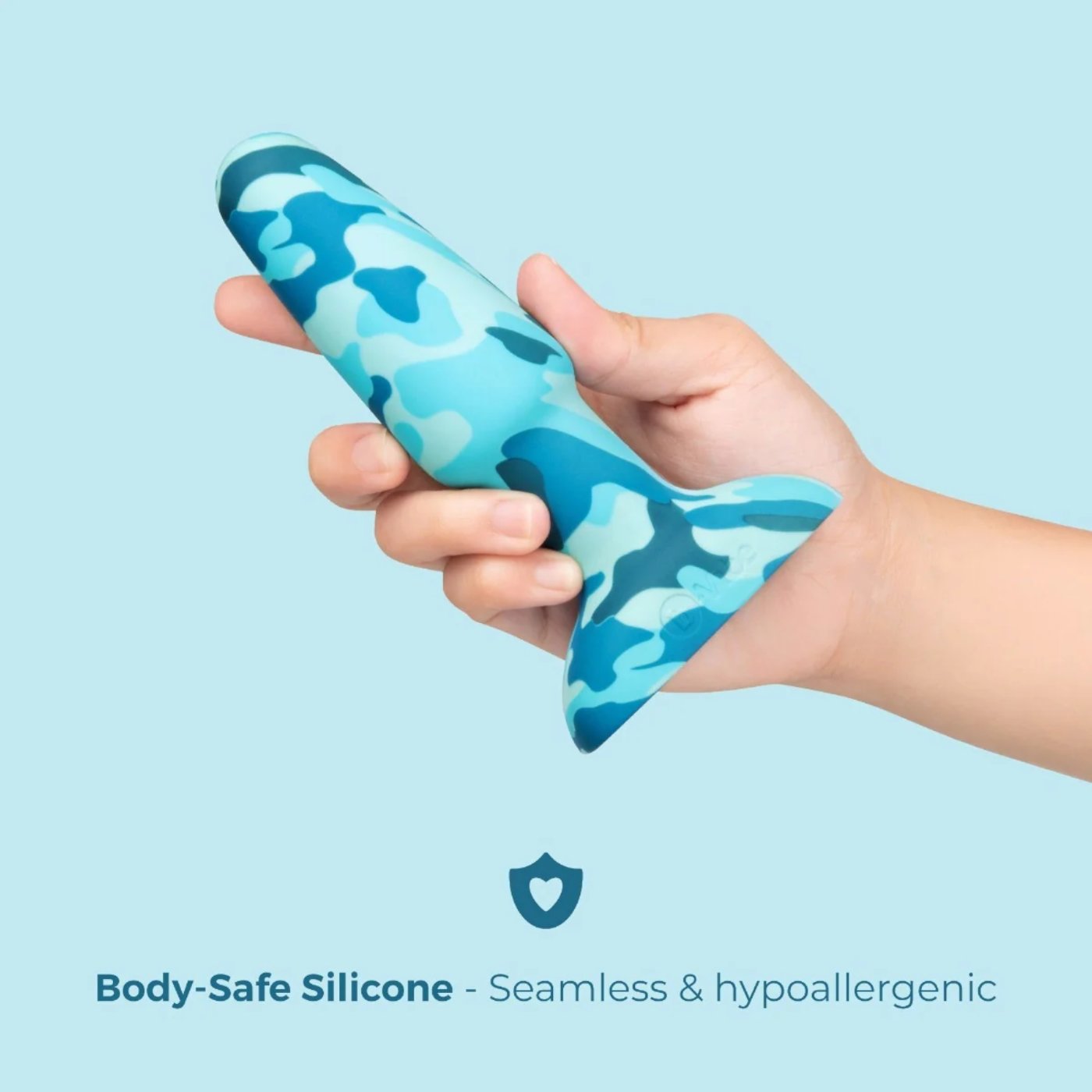 b-Vibe Camo Rimming Plug 2 Rechargeable Vibrating Butt Plug Large