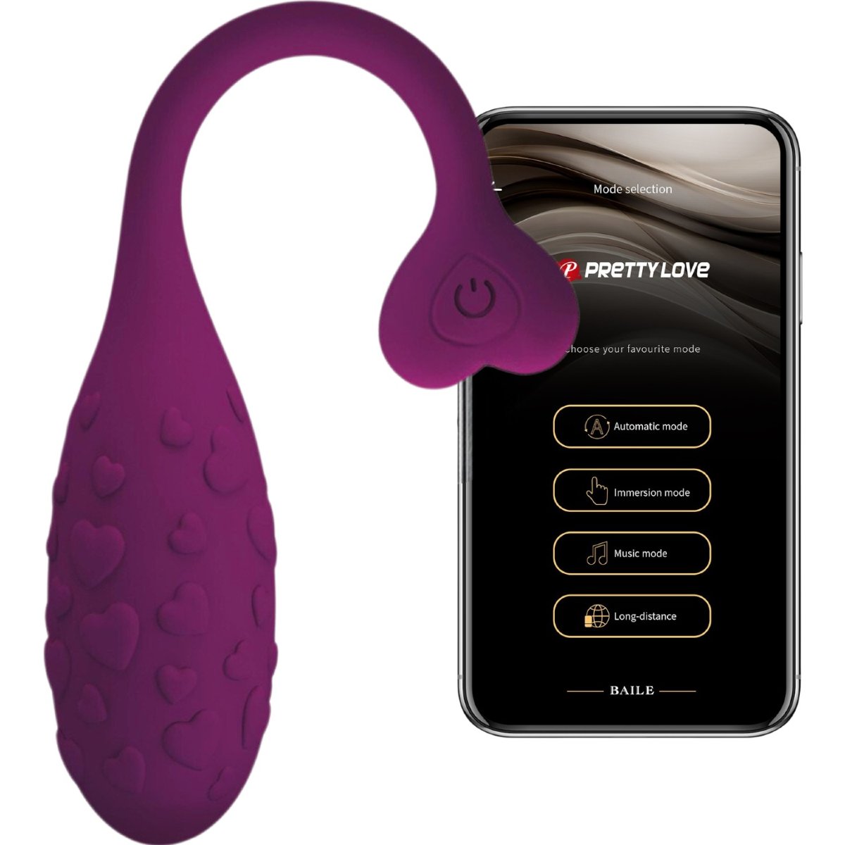 Pretty Love Fisherman App Controlled Rechargeable Vibrating Egg