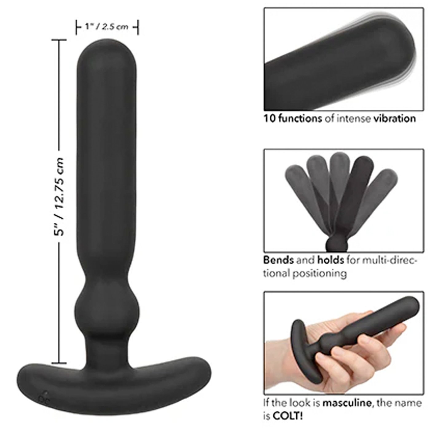 Colt Rechargeable Large Anal-T Anal Vibrator