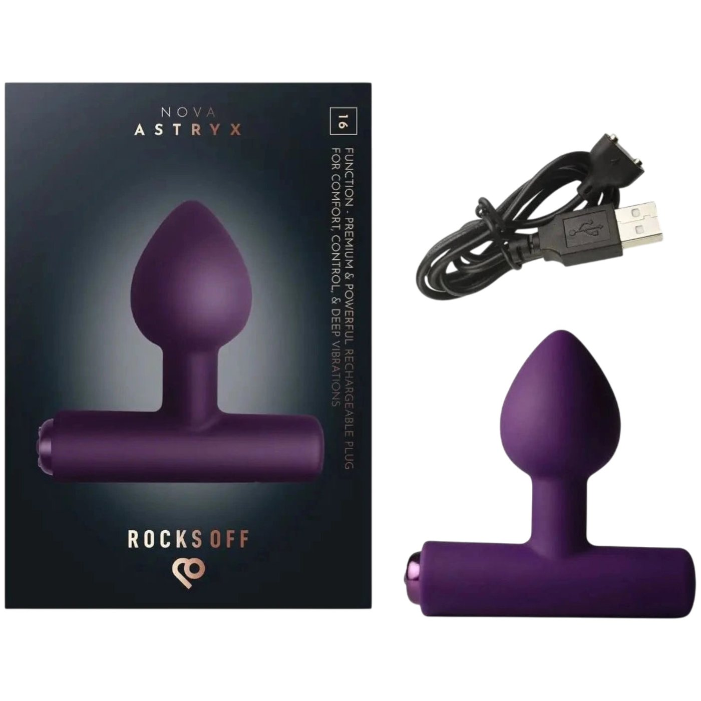 Rocks Off Nova Astryx Vibrating Prostate Massager And Butt Plug