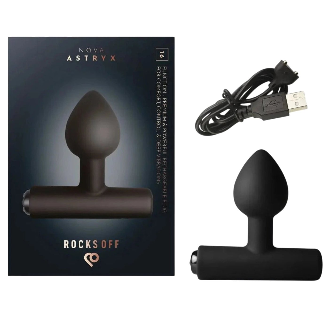 Rocks Off Nova Astryx Vibrating Prostate Massager And Butt Plug