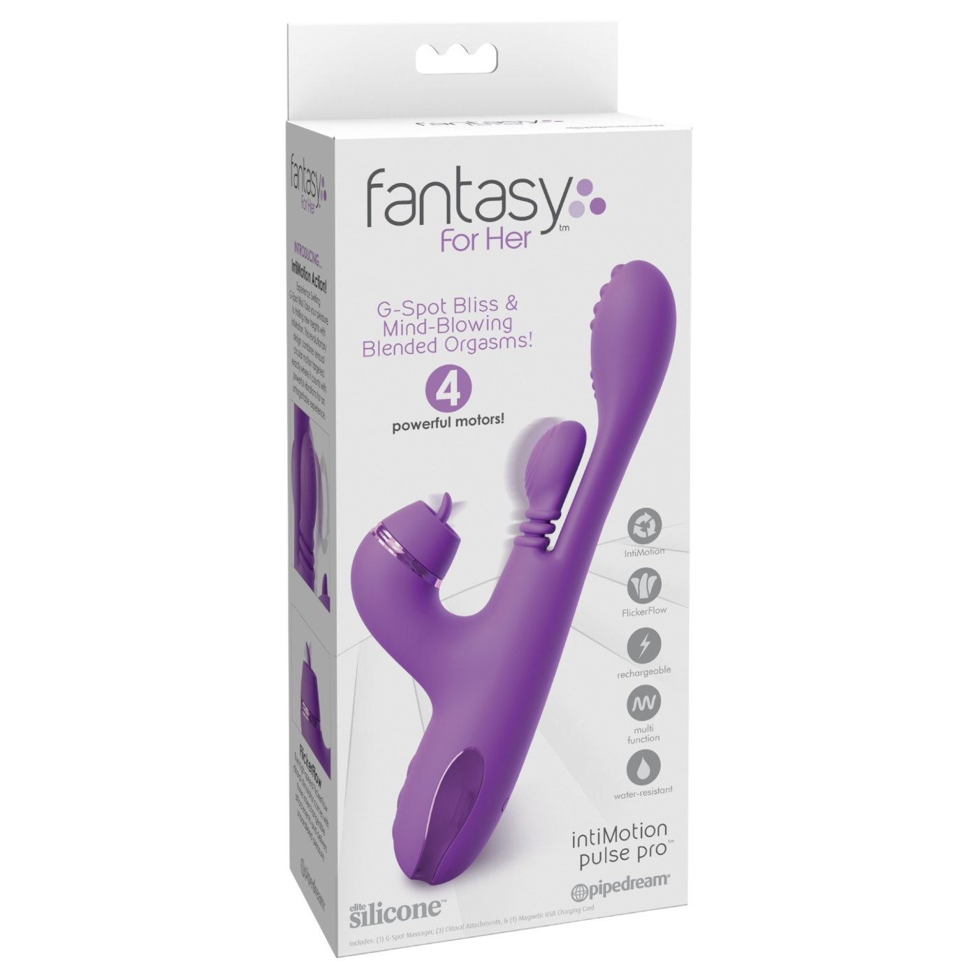 Fantasy for Her IntiMotion Pulse Pro G-Spot Rabbit Vibrator