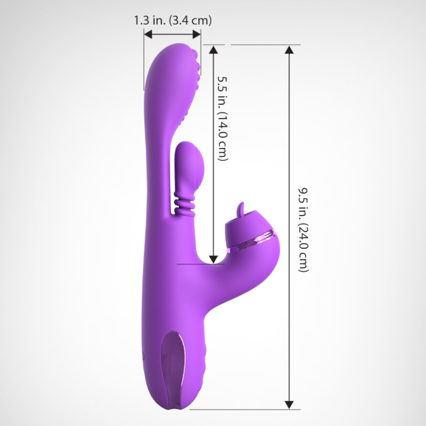 Fantasy for Her IntiMotion Pulse Pro G-Spot Rabbit Vibrator
