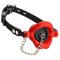 Master Series Plugged Silicone Feeding Gag Red