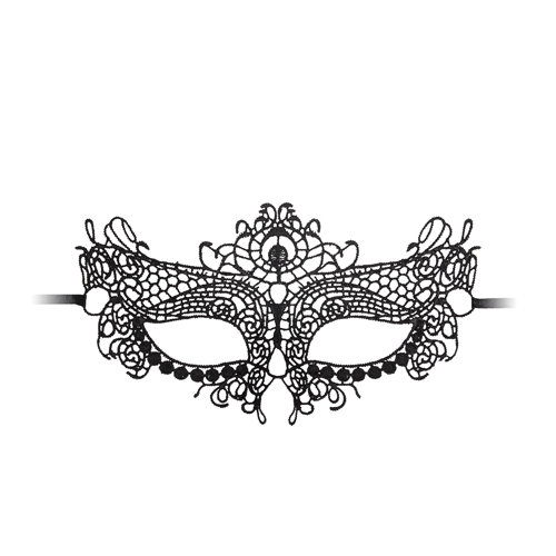 Ouch Queen Black Lace Mask – Ouch