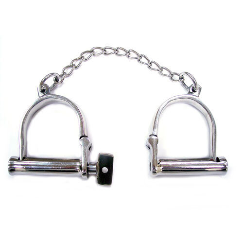 Rouge Stainless Steel Wrist Shackles – Rouge Garments