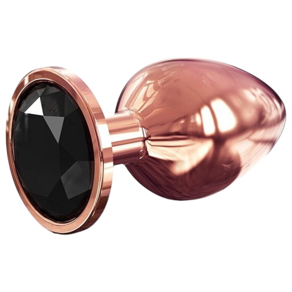 Dorcel Diamond Jewelled Rose Gold Metal Butt Plug Large