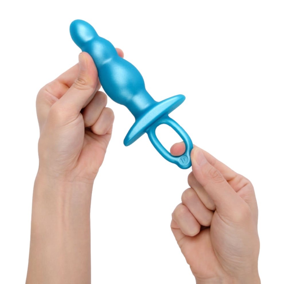 b-Vibe Bounce Beaded Silicone Butt Plug 4.4 Inch