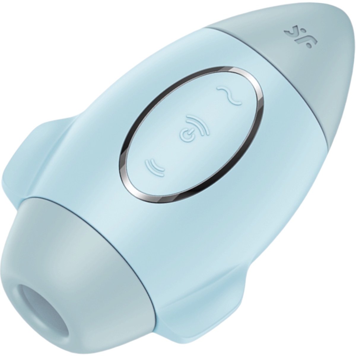 Satisfyer Mission Control Double Air Pulse Clitoral Vibrator Blue