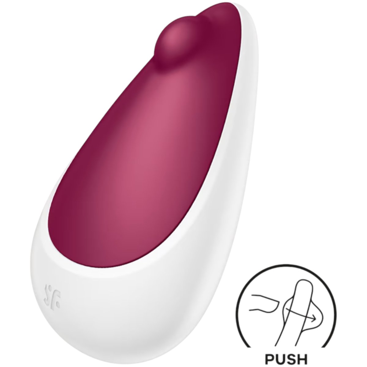 Satisfyer Spot On 3 Rechargeable Lay-On Clitoral Vibrator Berry