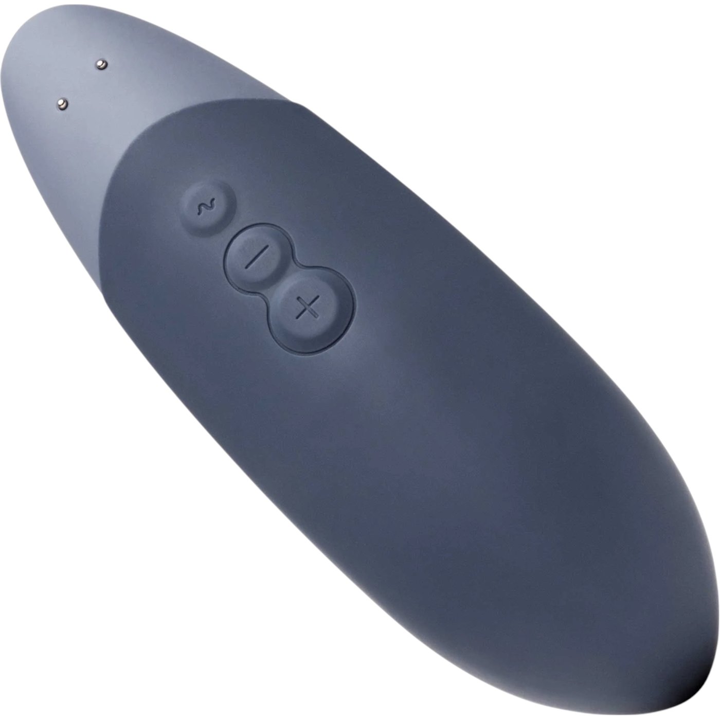 Womanizer Vibe Rechargeable Quiet Clitoral Vibrator Blue
