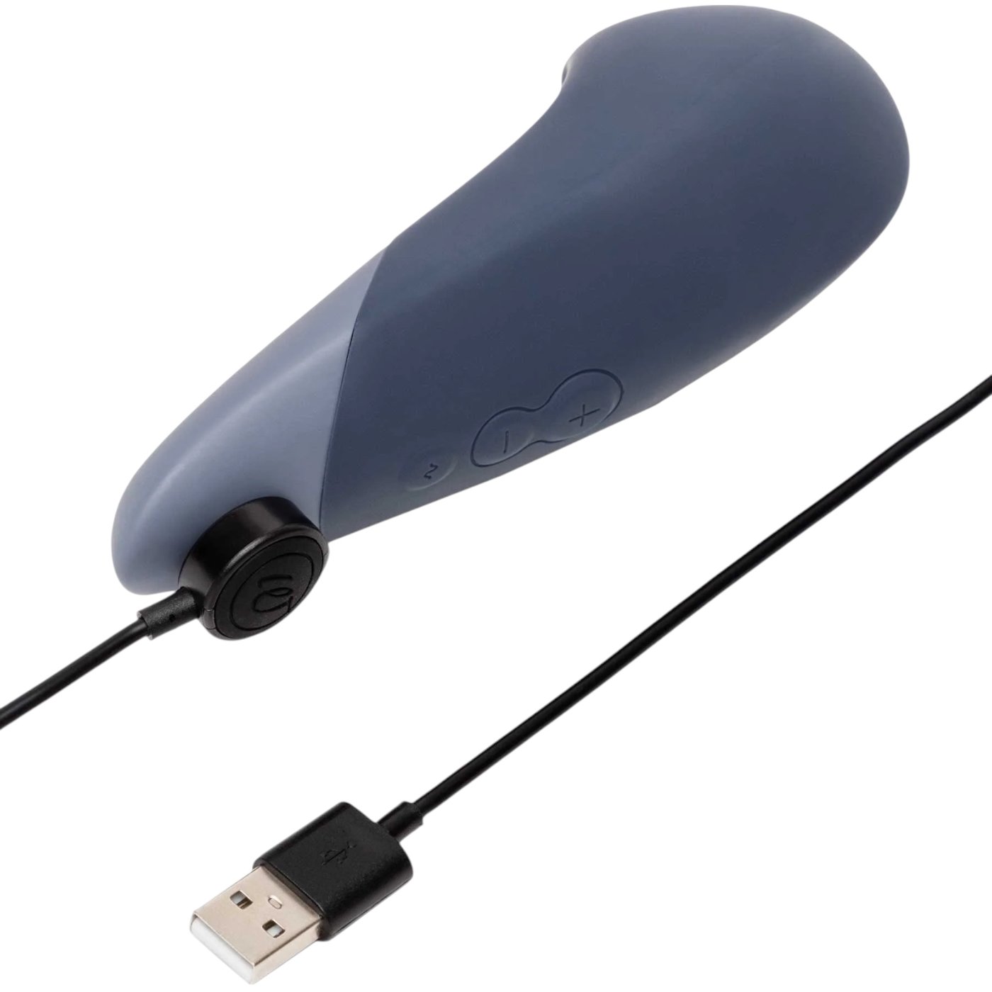 Womanizer Vibe Rechargeable Quiet Clitoral Vibrator Blue