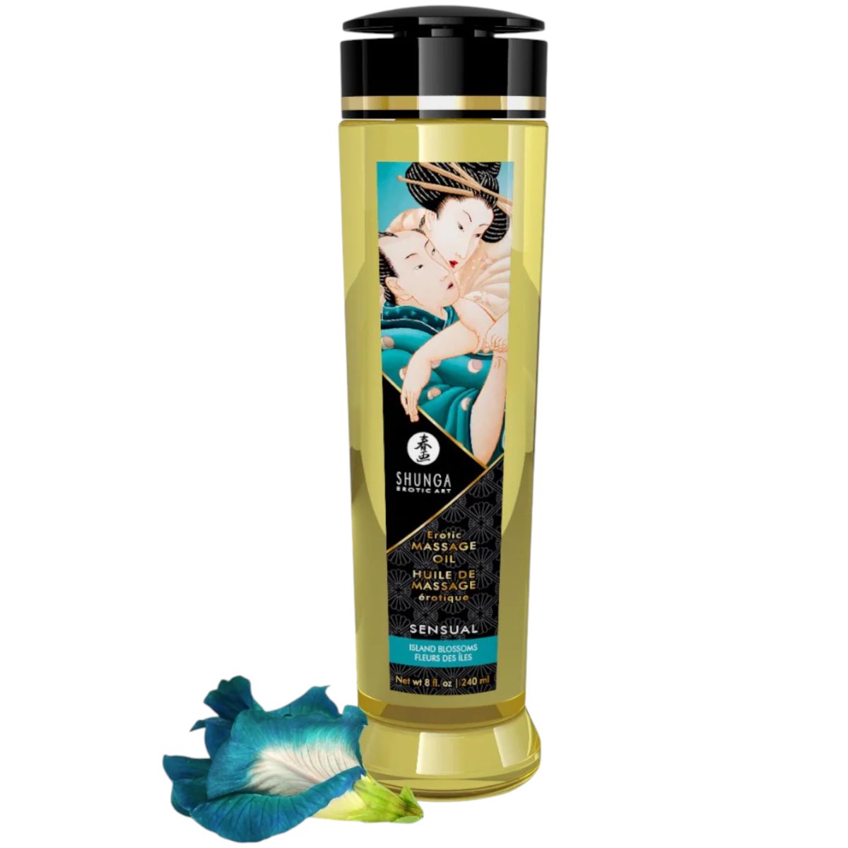 Shunga Erotic Massage Oil Island Blossoms 240ml