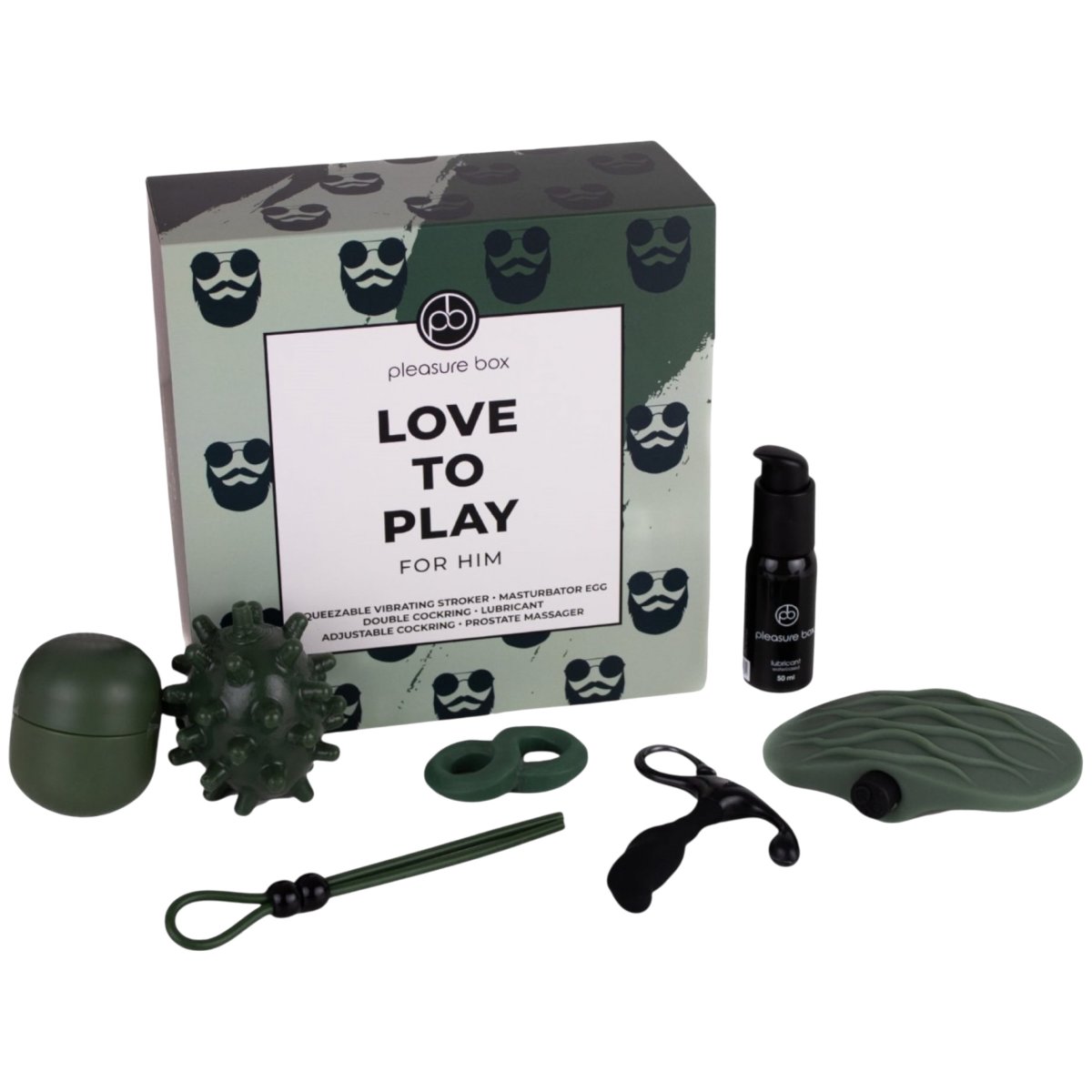 Dreamtoys Pleasure Box Love To Play For Him Sex Toys Set (7 Piece)