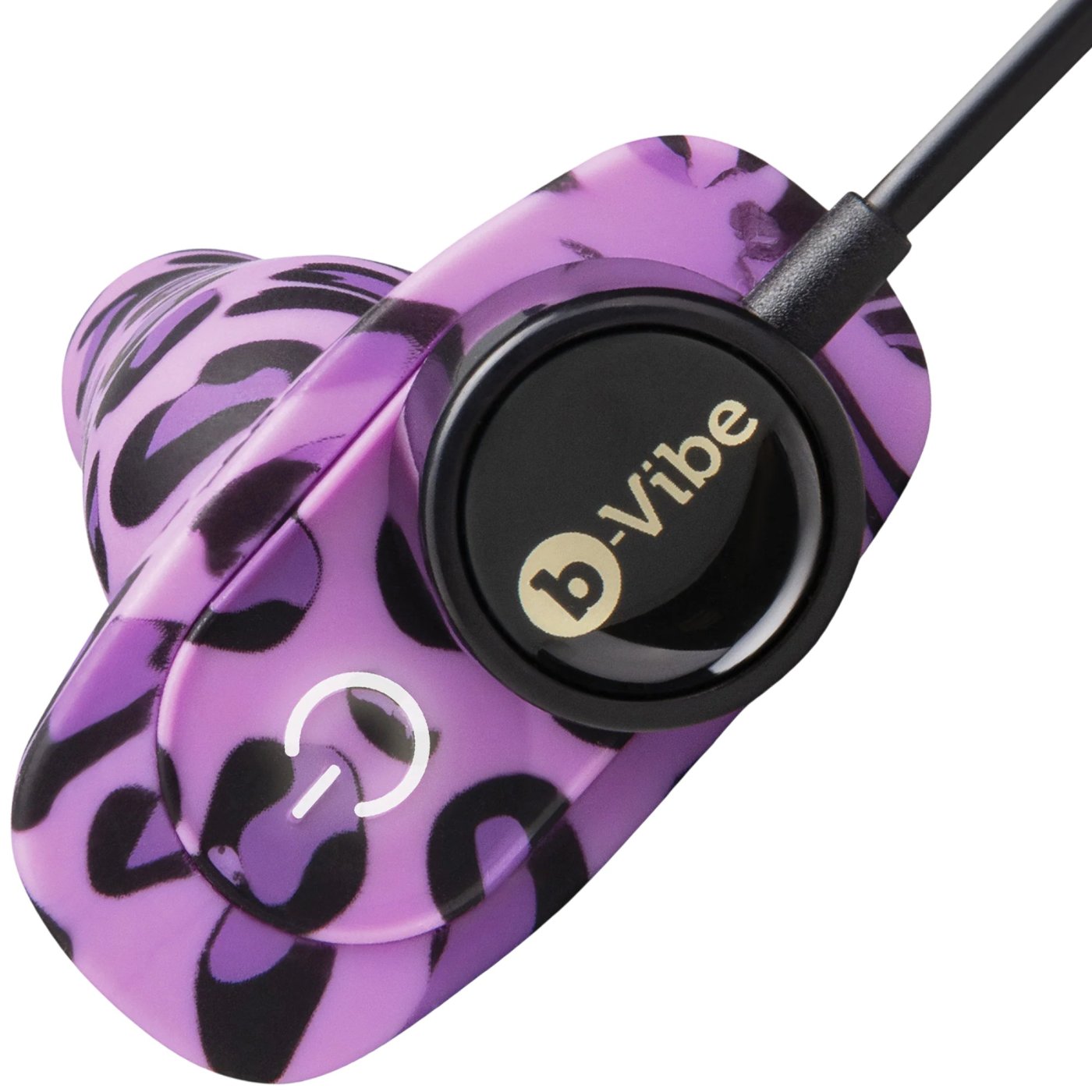 b-Vibe Leopard Novice Special Edition Rechargeable Vibrating Butt Plug Small