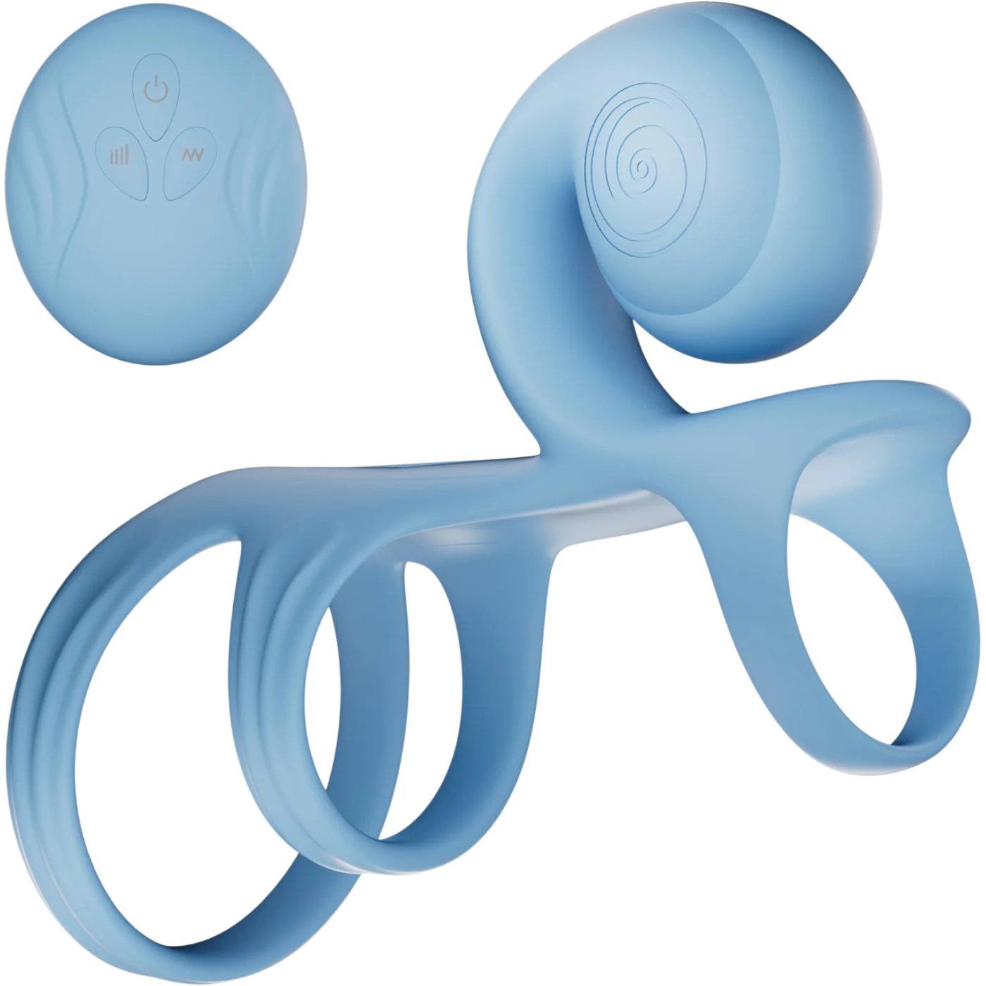 SVibe Snail Jovi Arc Remote Control Couples Vibrating Cock Ring