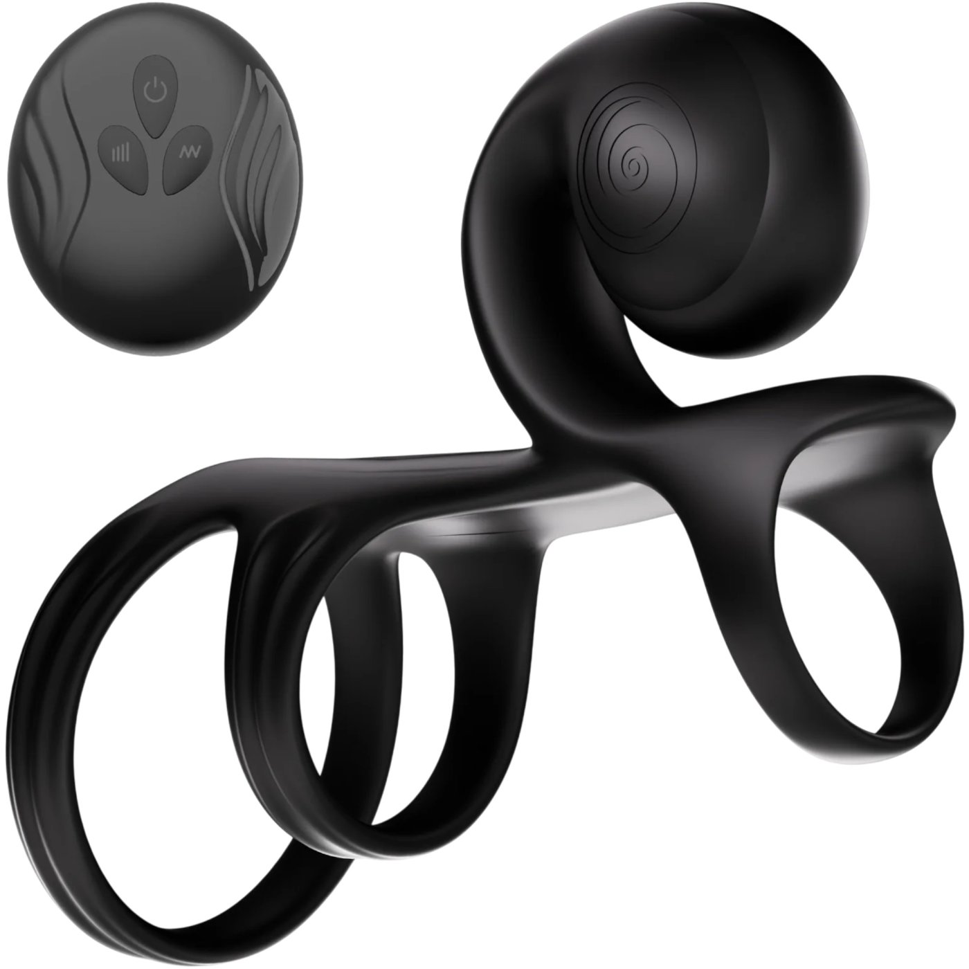 SVibe Snail Jovi Arc Remote Control Couples Vibrating Cock Ring