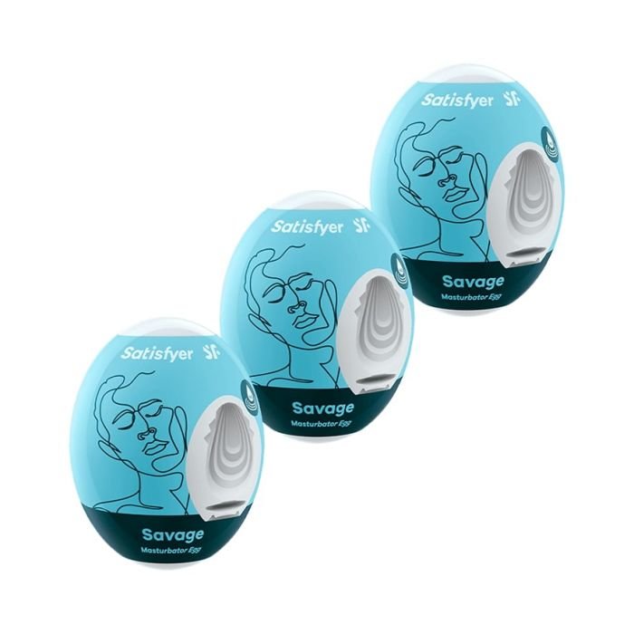 Satisfyer Masturbator Egg 3 Set Savage