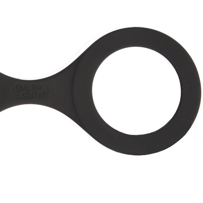 Quickie Cuffs Black Ankle Or Wrist Cuffs Large