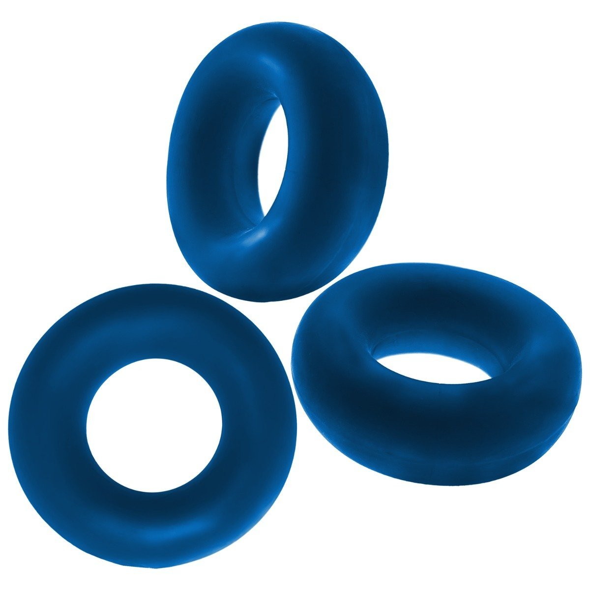 Oxballs Fat Willy Jumbo Cock Ring Set Space Blue (3 Pack)