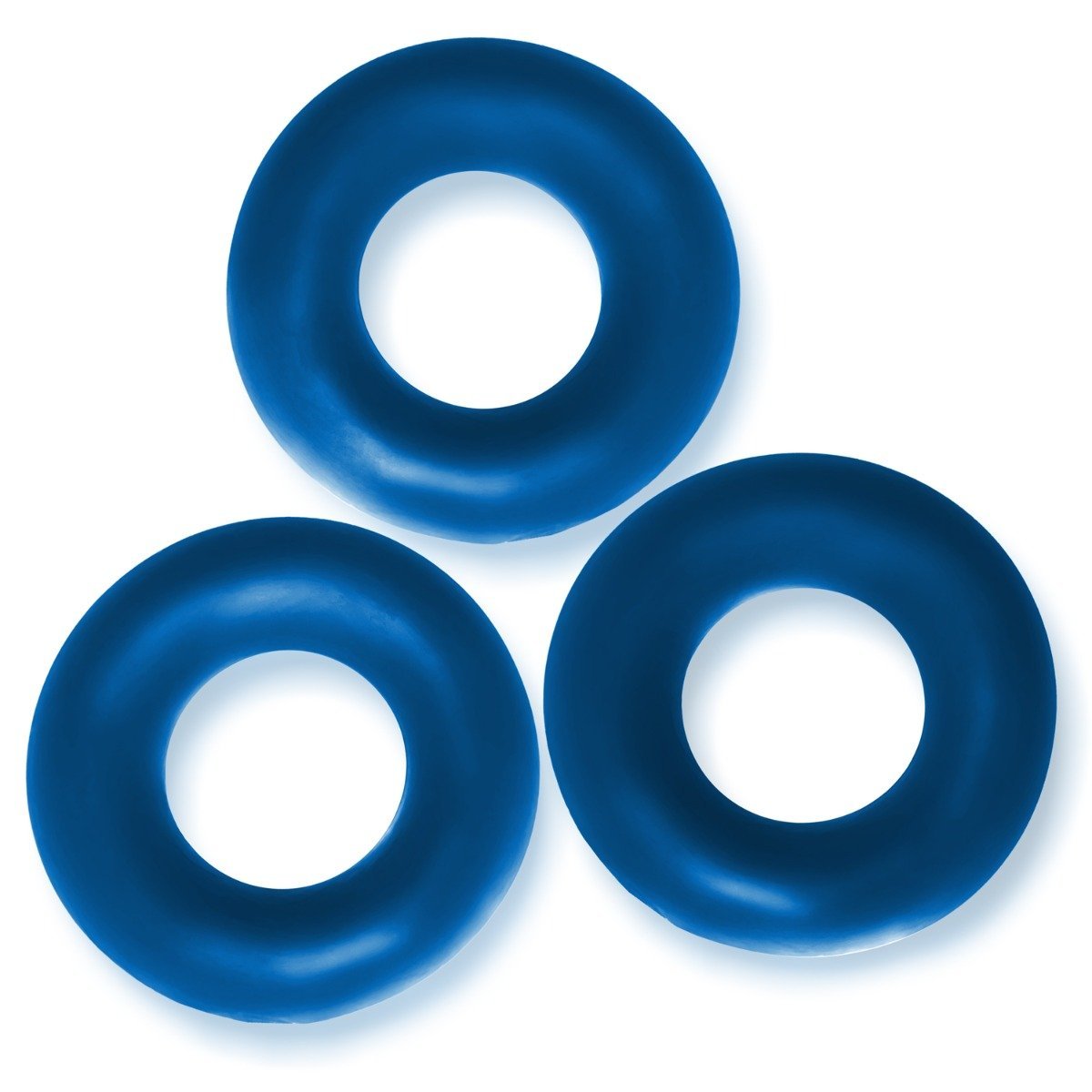 Oxballs Fat Willy Jumbo Cock Ring Set Space Blue (3 Pack)