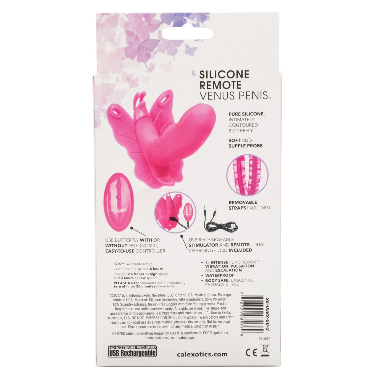 Venus Butterfly Silicone Remote Venus Penis Rechargeable