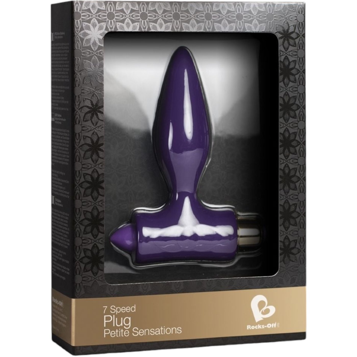 Rocks Off Petite Sensations Plug Vibrating Butt Plug Purple