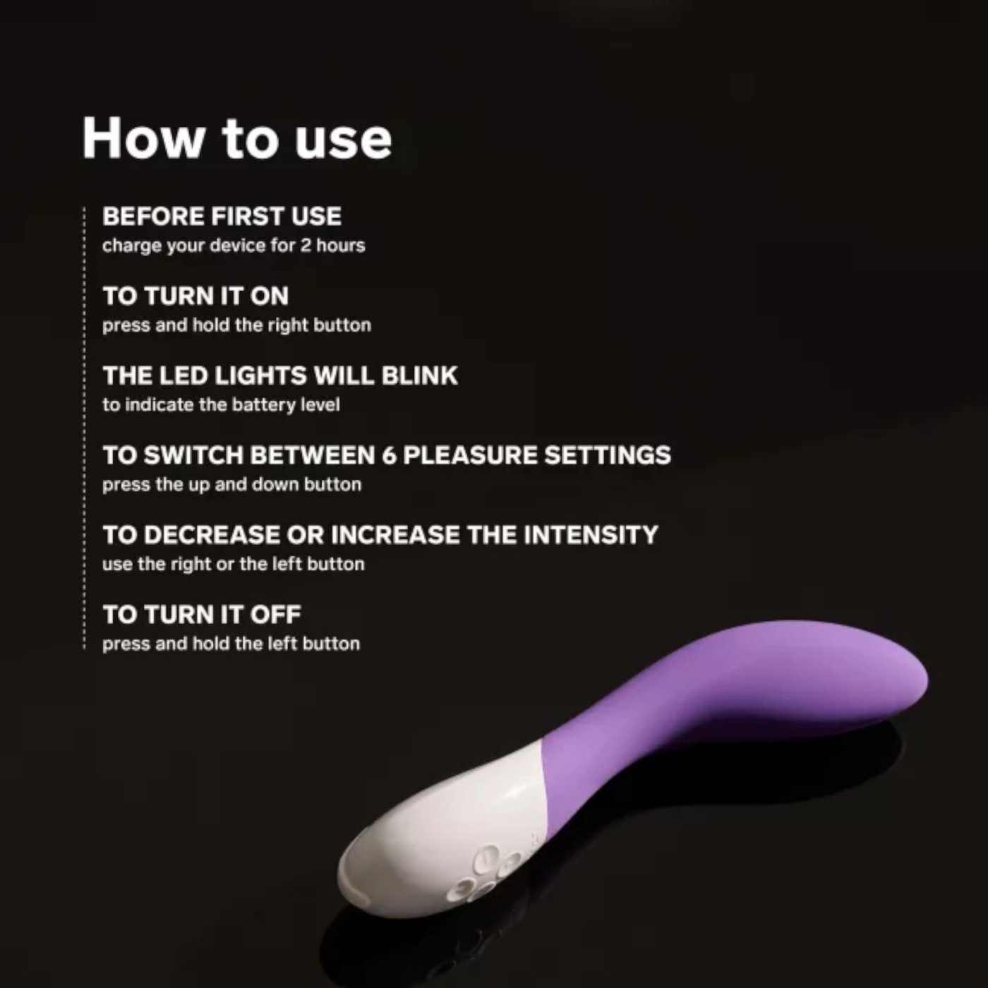 Lelo Mona 2 Rechargeable G-Spot Vibrator Purple