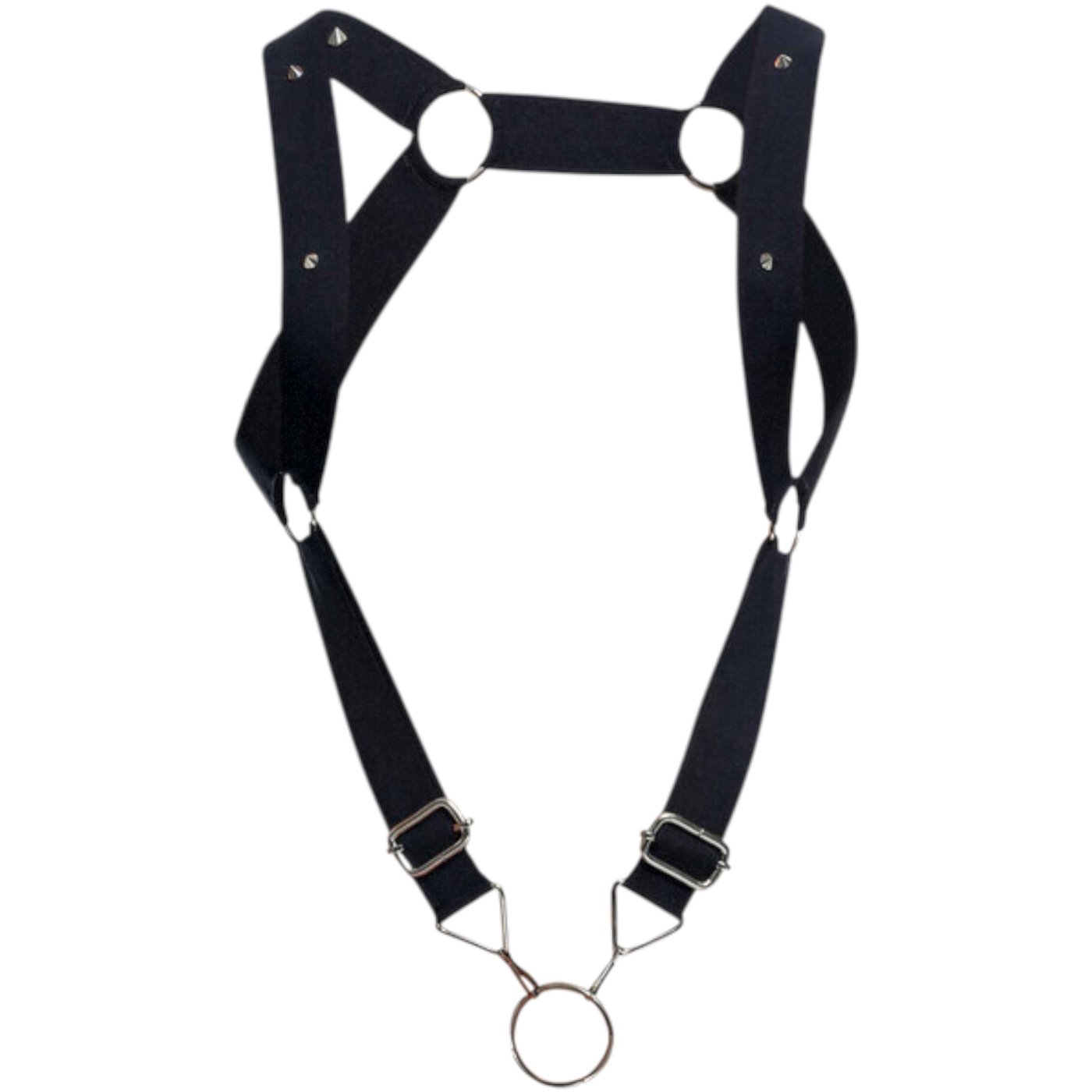 Male Basics Dngeon Straight Back Harness With Cockring