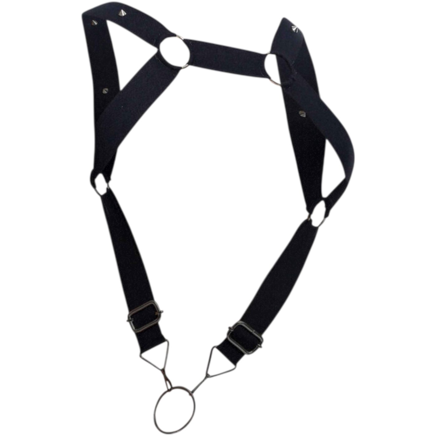 Male Basics Dngeon Straight Back Harness With Cockring