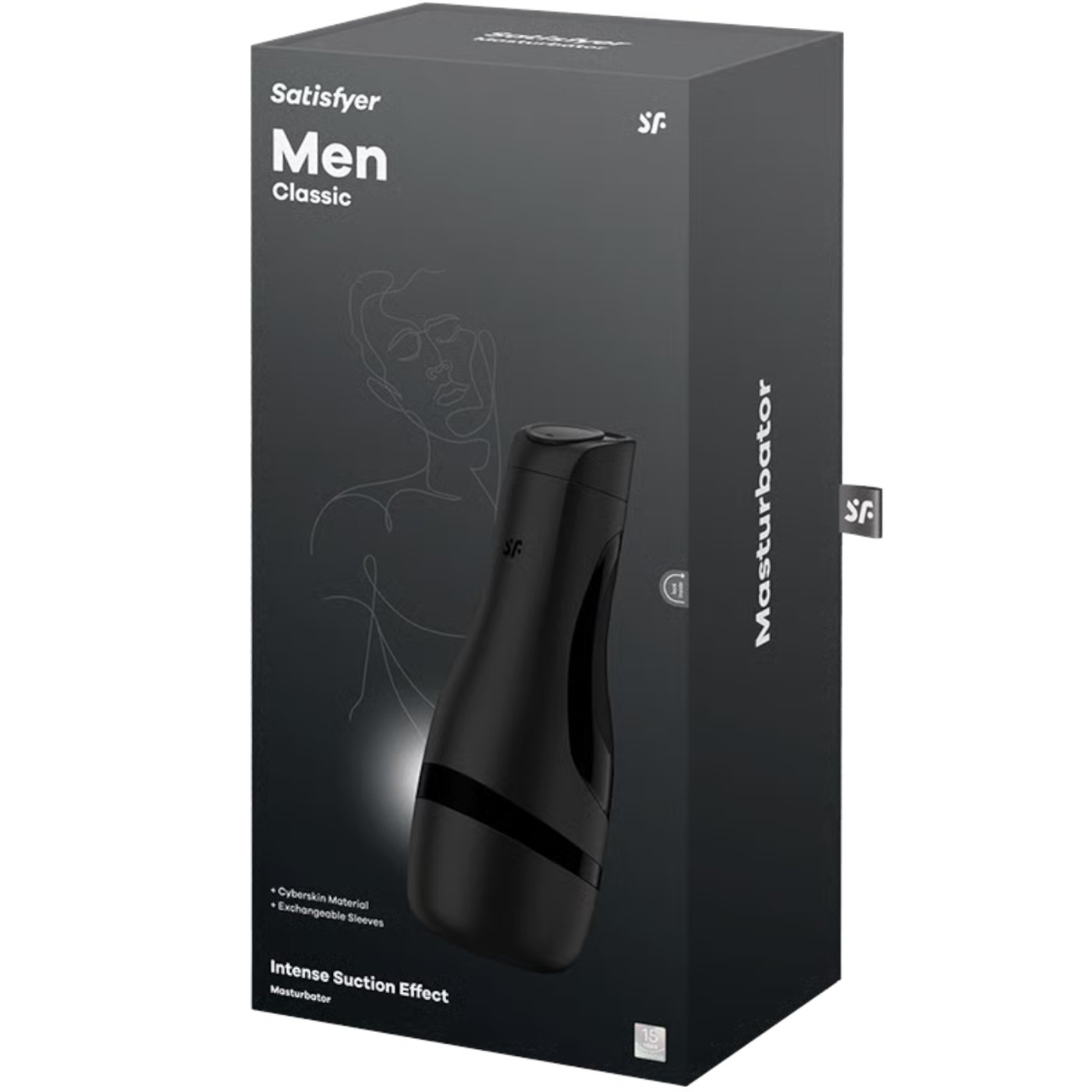Satisfyer Men Classic Male Masturbator Black