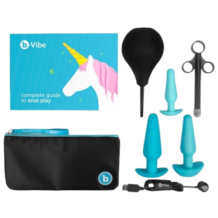 b-Vibe Anal Education Set Blue
