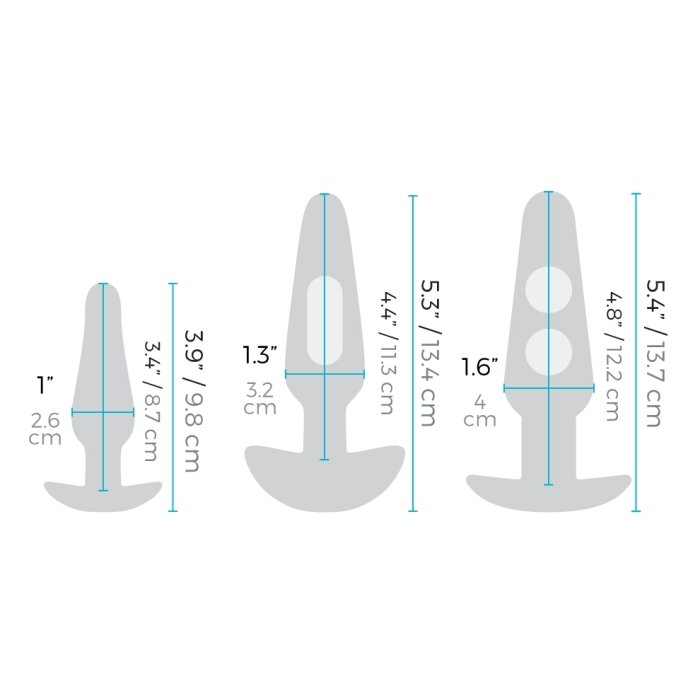b-Vibe Anal Education Set Blue