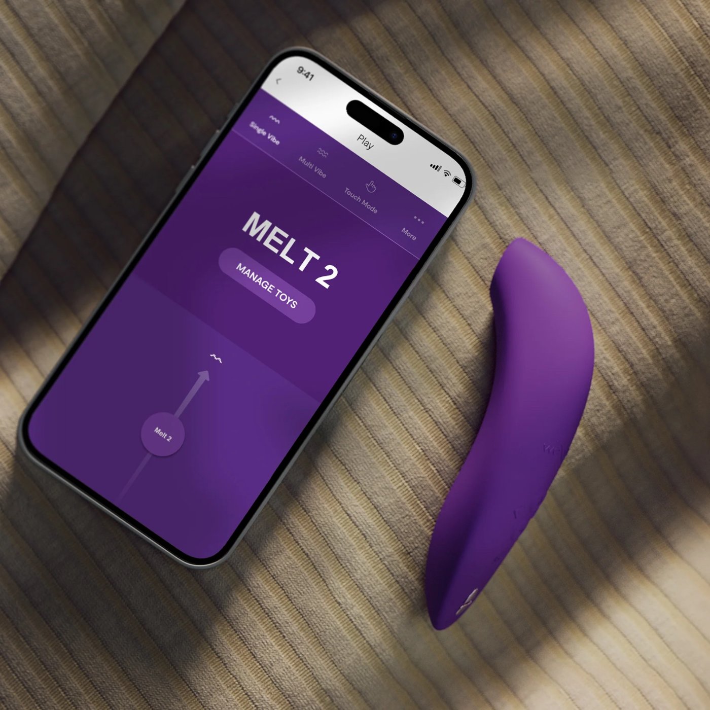 We-Vibe Melt 2 App Controlled Rechargeable Clitoral Vibrator Purple