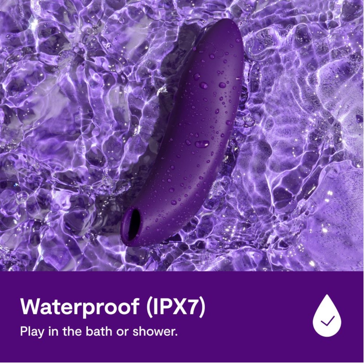 We-Vibe Melt 2 App Controlled Rechargeable Clitoral Vibrator Purple