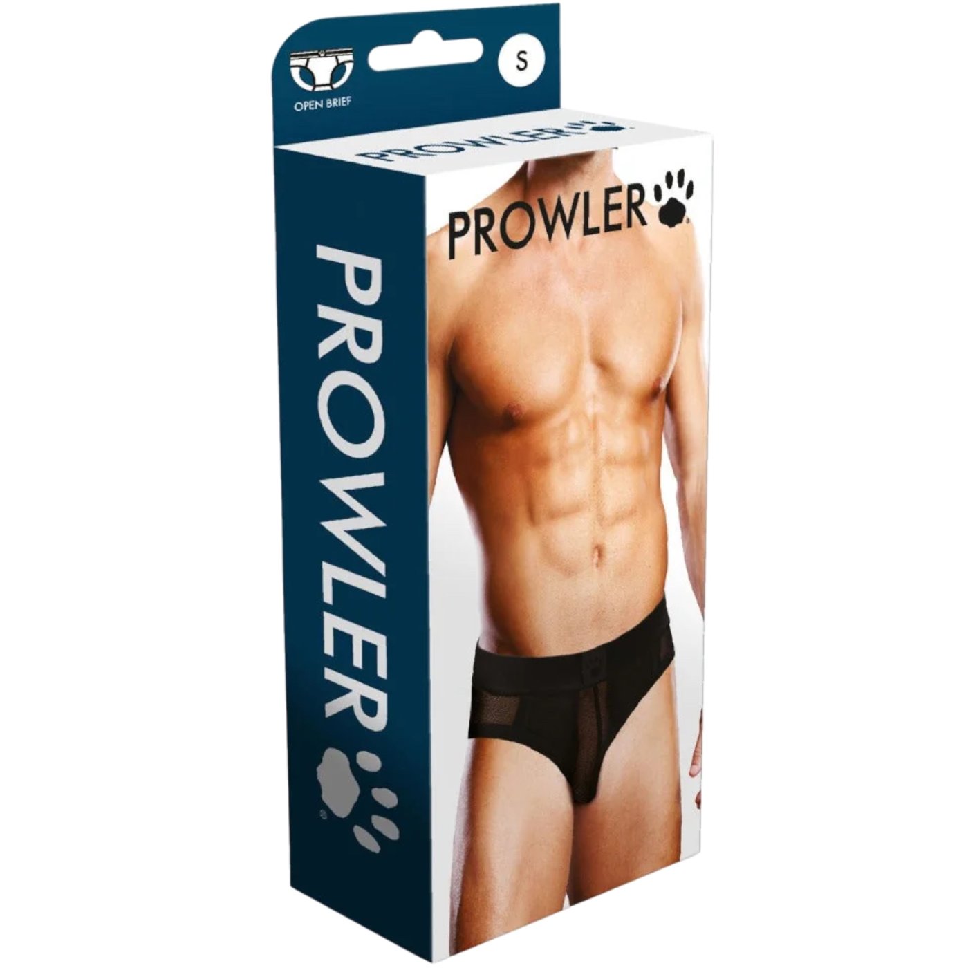 Prowler Mesh See-Through Backless Brief Black
