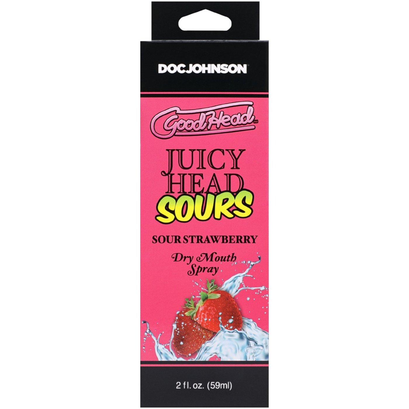 GoodHead Juicy Head Sours Dry Mouth Spray Sour Strawberry 59ml