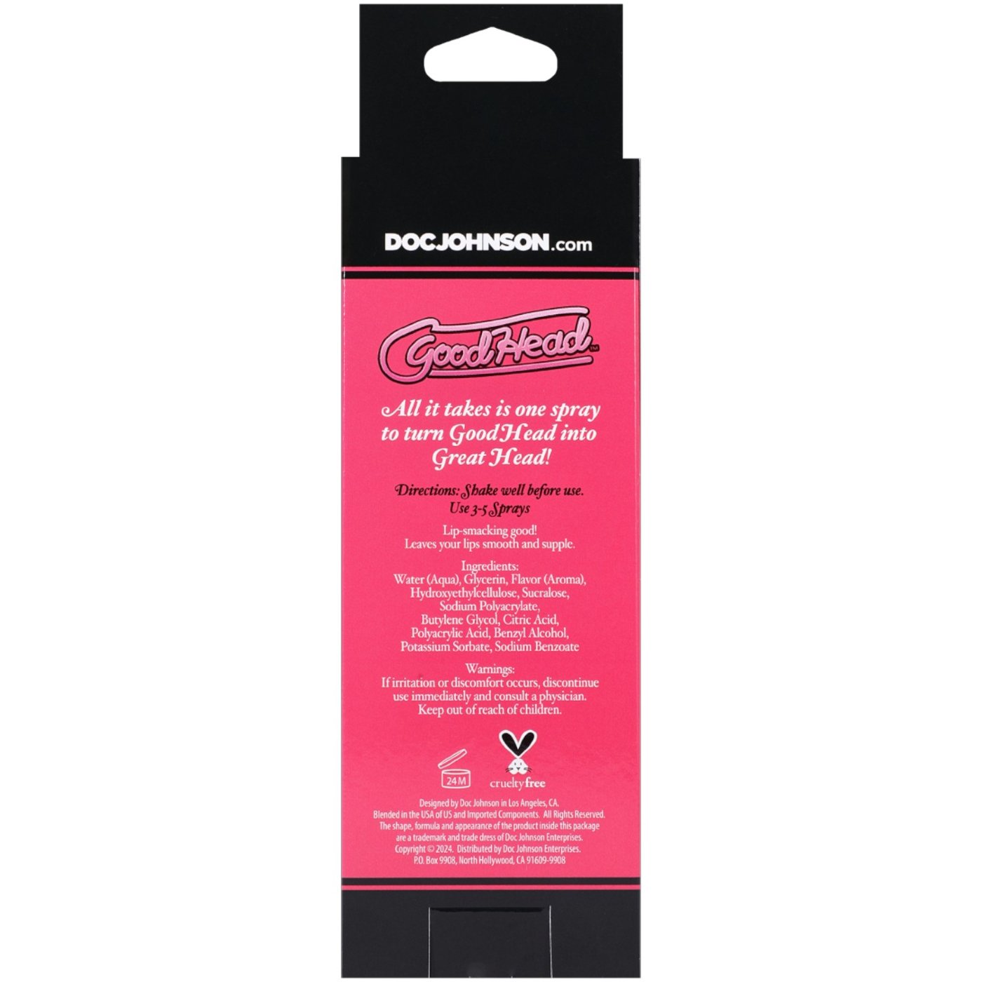 GoodHead Juicy Head Sours Dry Mouth Spray Sour Strawberry 59ml