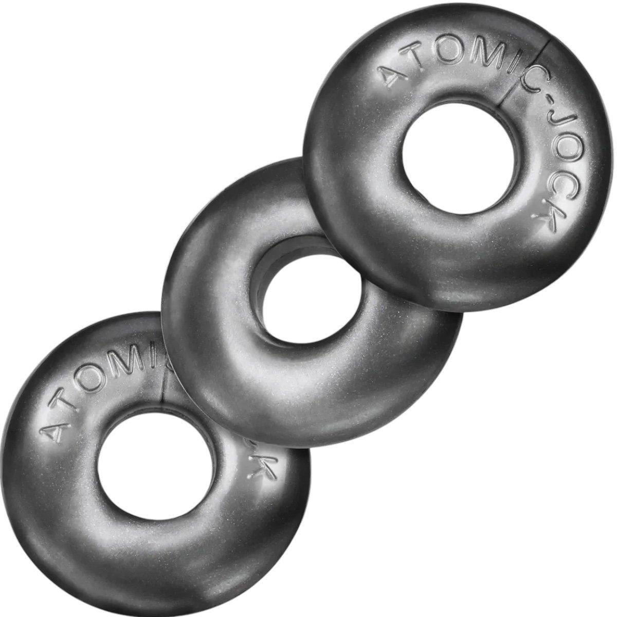 Oxballs Ringer Stretchy Cock Ring Set Silver (3 Pack)