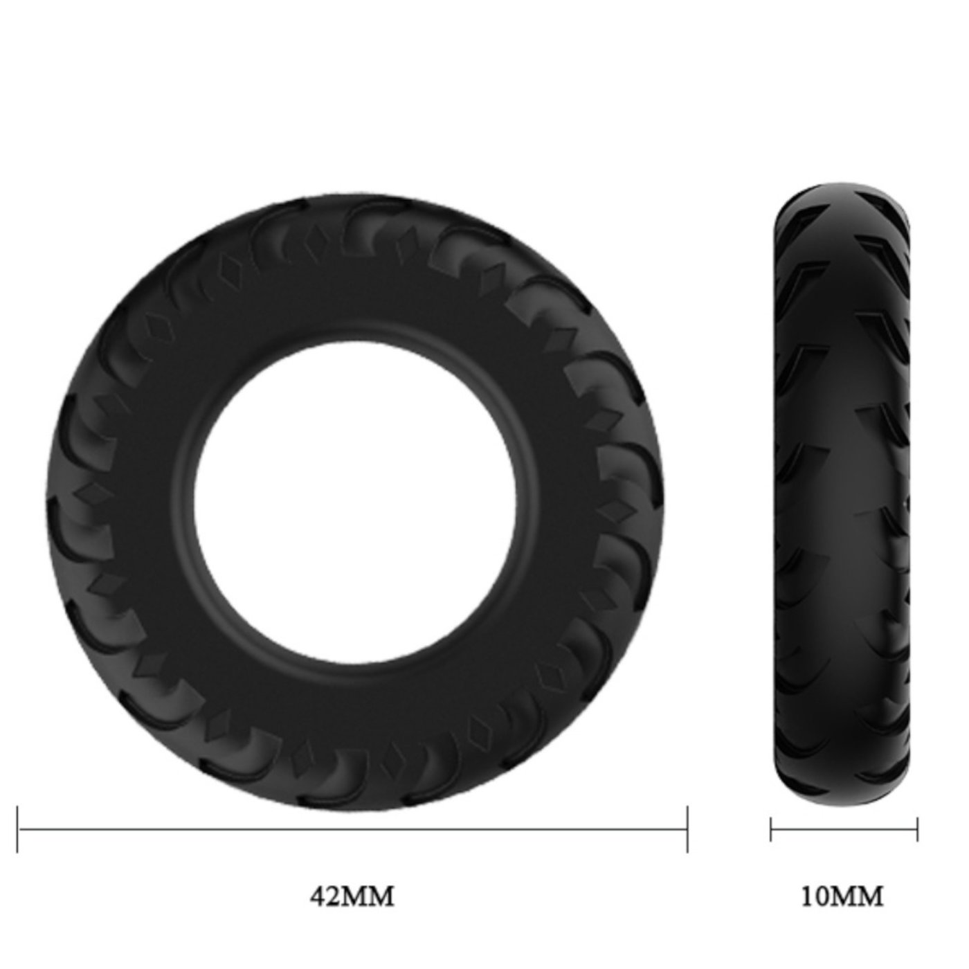 Pretty Love Titan Silicone Cock Ring Set (3 Pack)