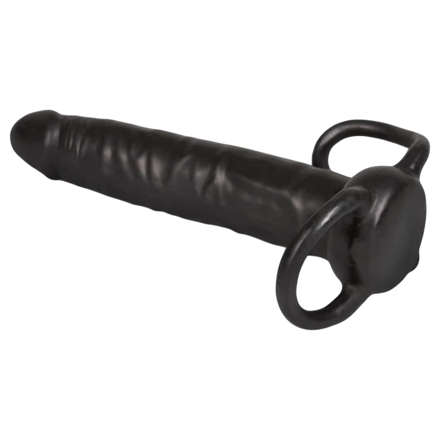 Anal Fantasy Double Trouble Strap-On Dildo with Dual Cock Rings