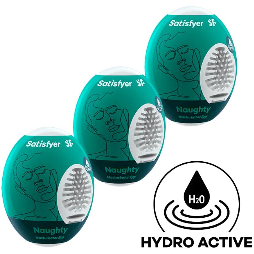 Satisfyer Noughty 3-Piece Masturbator Egg Set