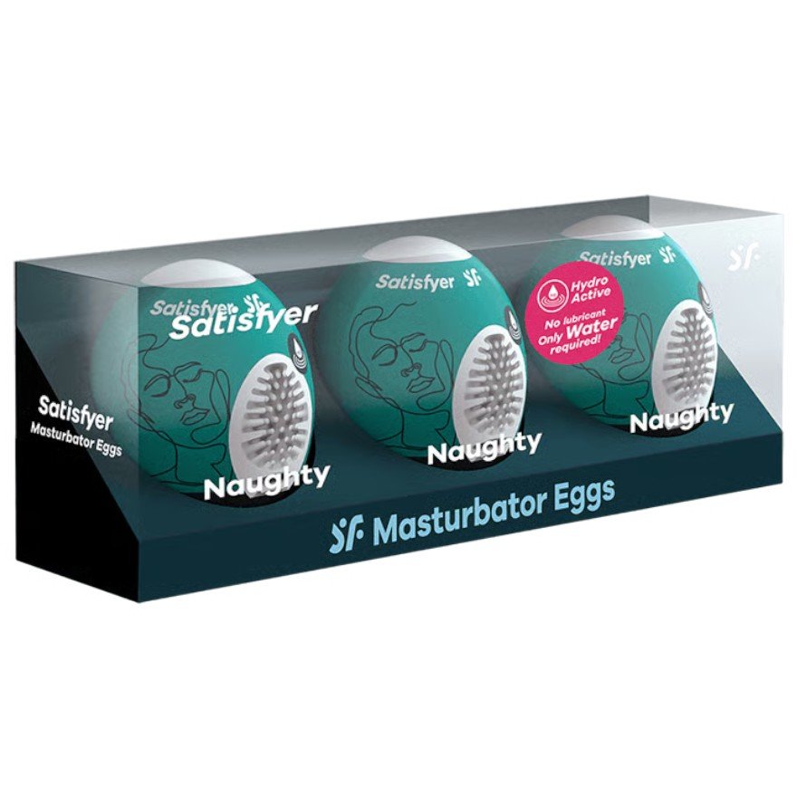 Satisfyer Noughty 3-Piece Masturbator Egg Set