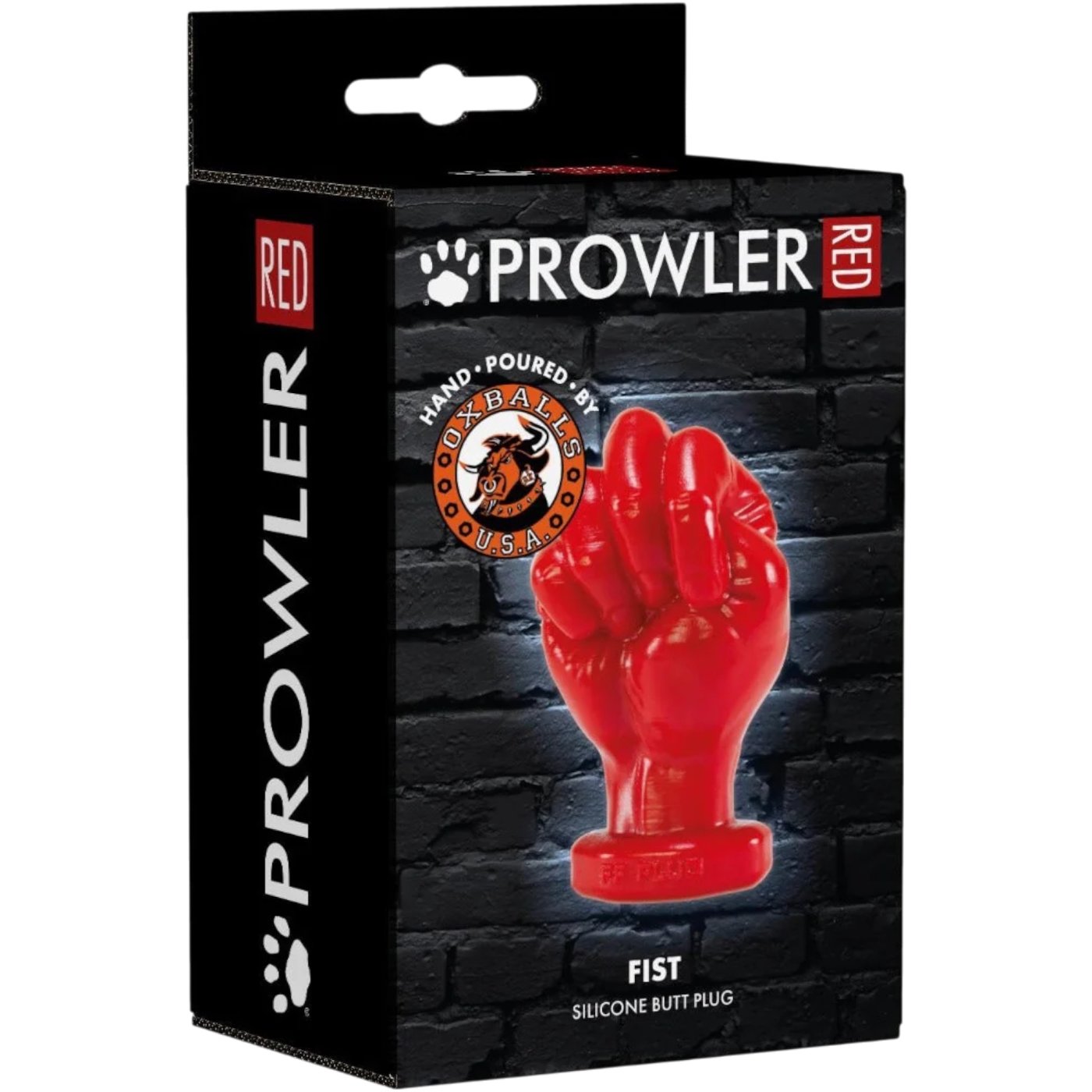Prowler RED Silicone FIST Butt Plug by Oxballs