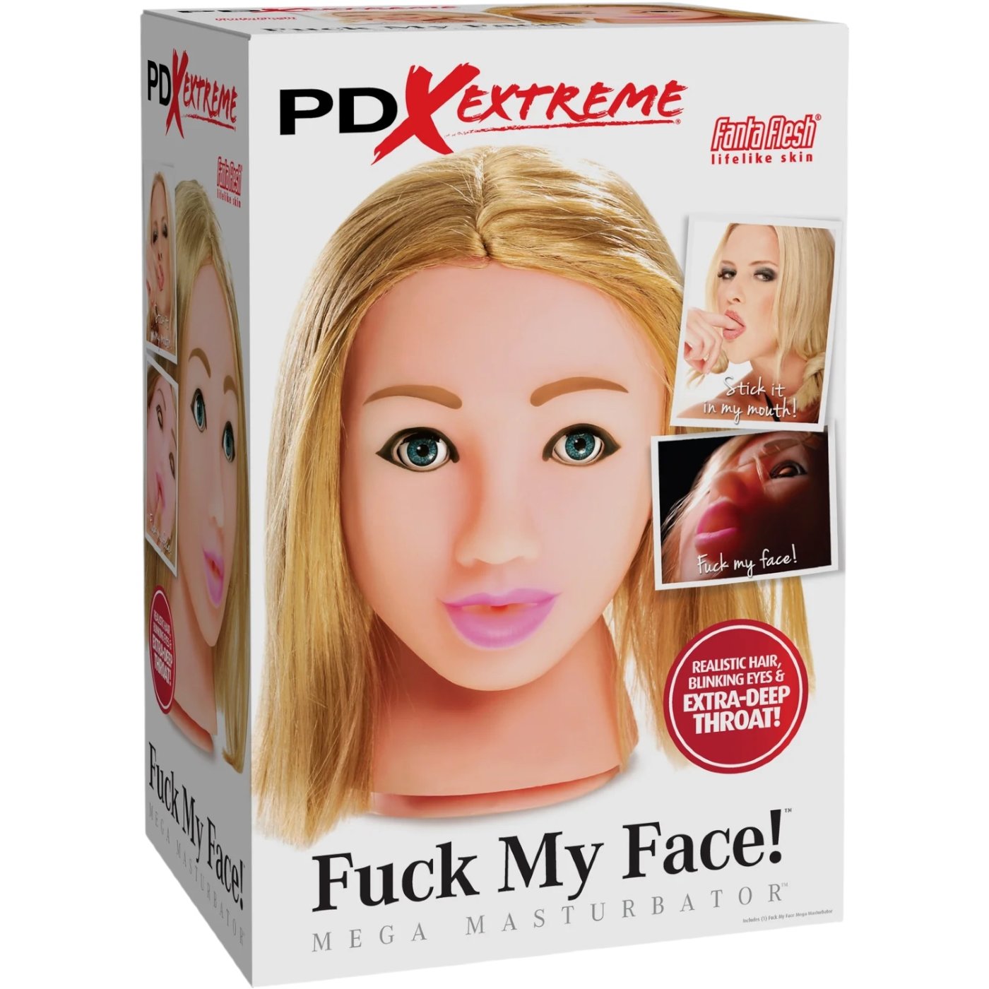 Pipedream Fuck My Face Mega Masturbator Blonde