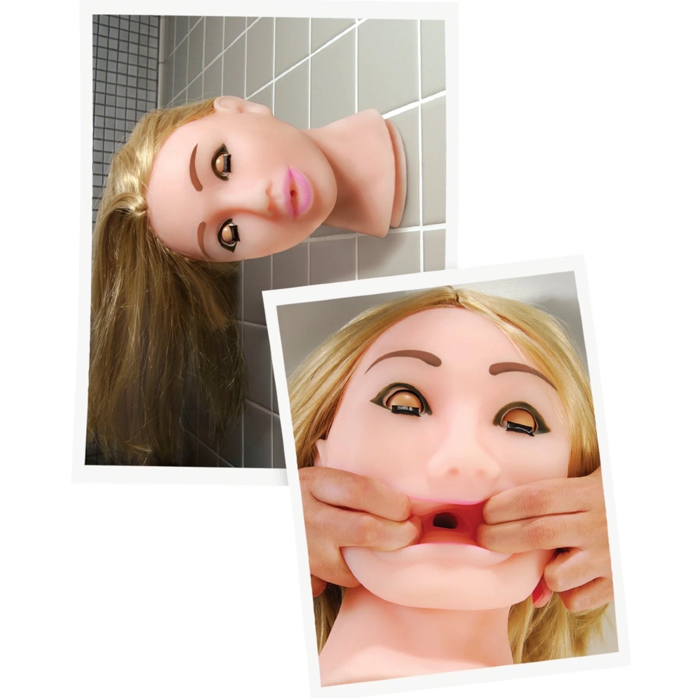 Pipedream Fuck My Face Mega Masturbator Blonde