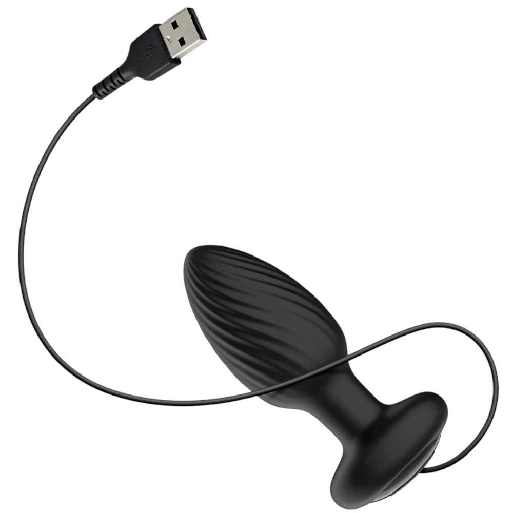 Nexus Tornado Small Remote-Controlled Rotating and Vibrating Butt Plug 3 Inch