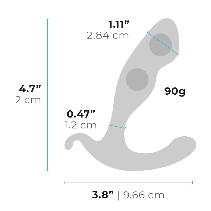 b-Vibe Rocker Plug Weighted Silicone Prostate Massager