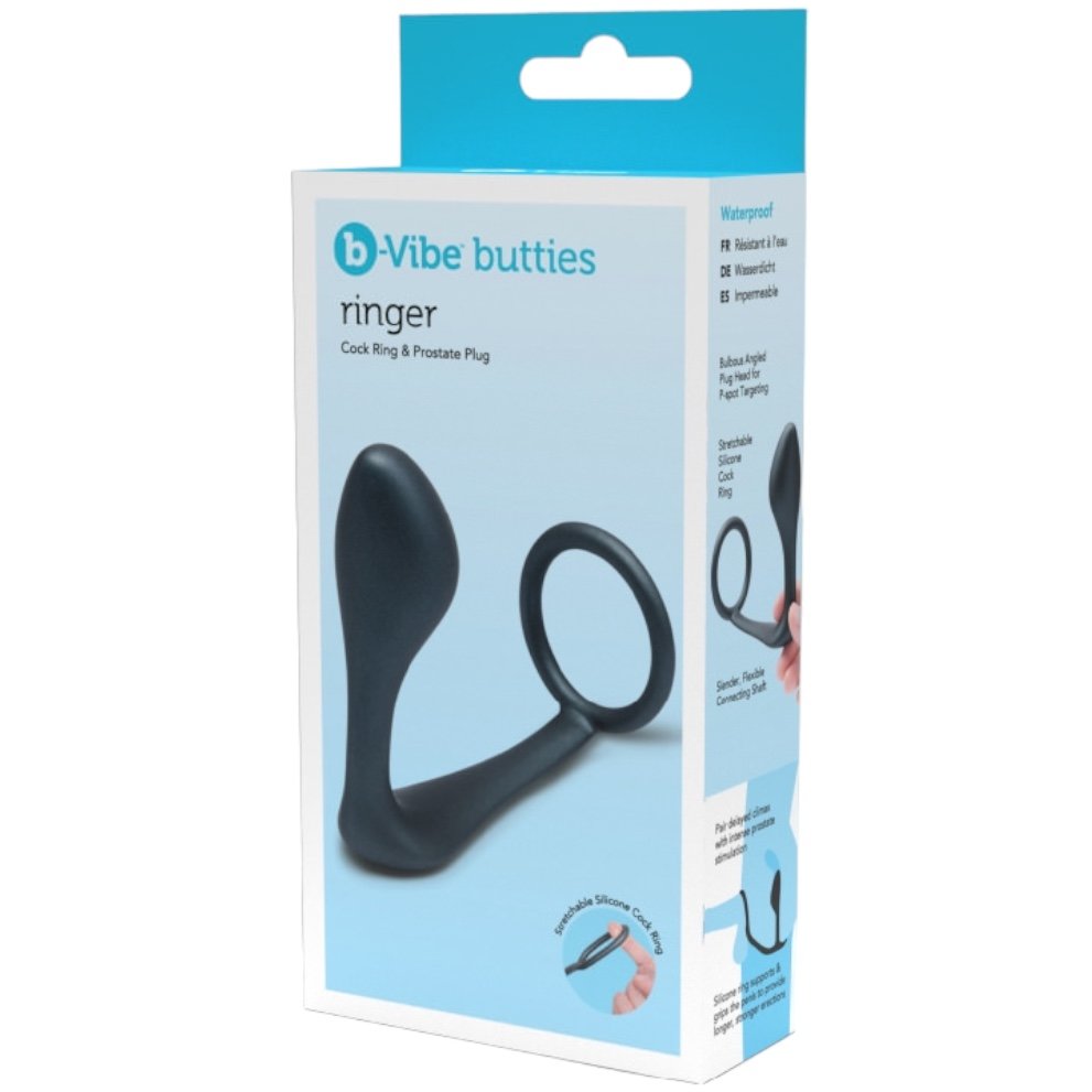 b-Vibe Ringer Cock Ring and Prostate Plug