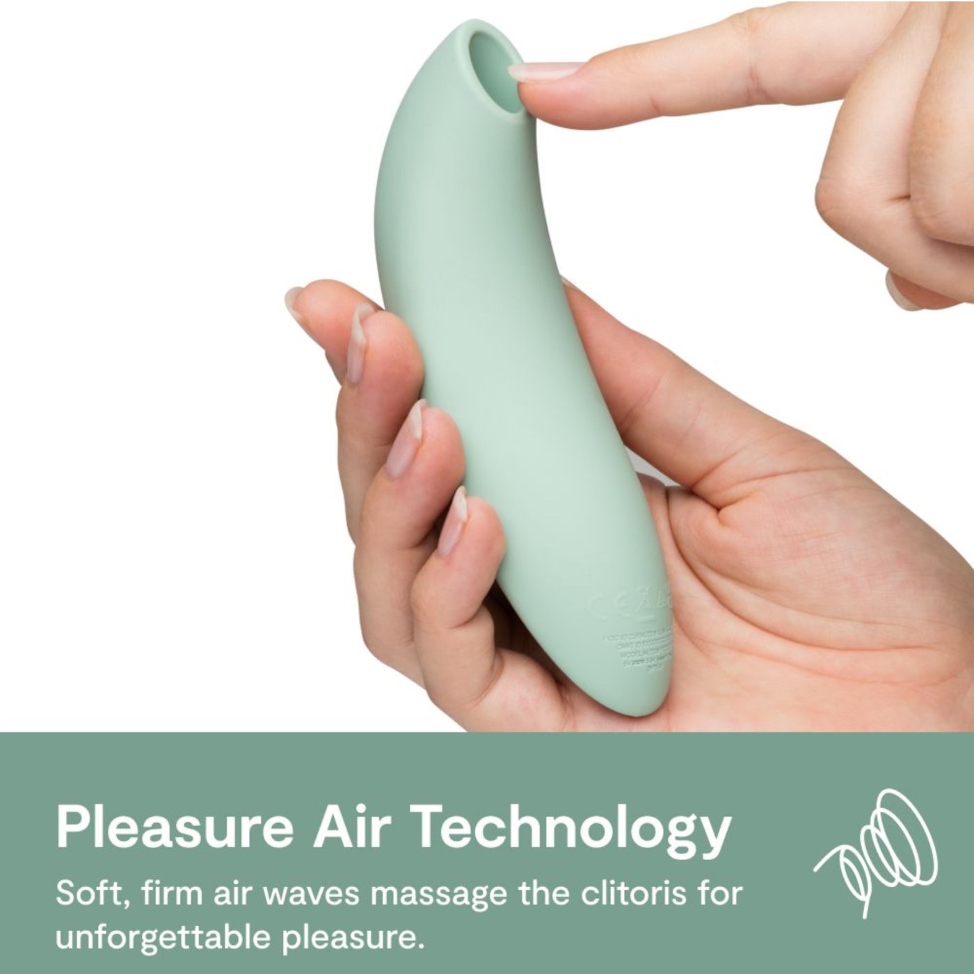 We-Vibe Melt 2 App Controlled Rechargeable Clitoral Vibrator Sage